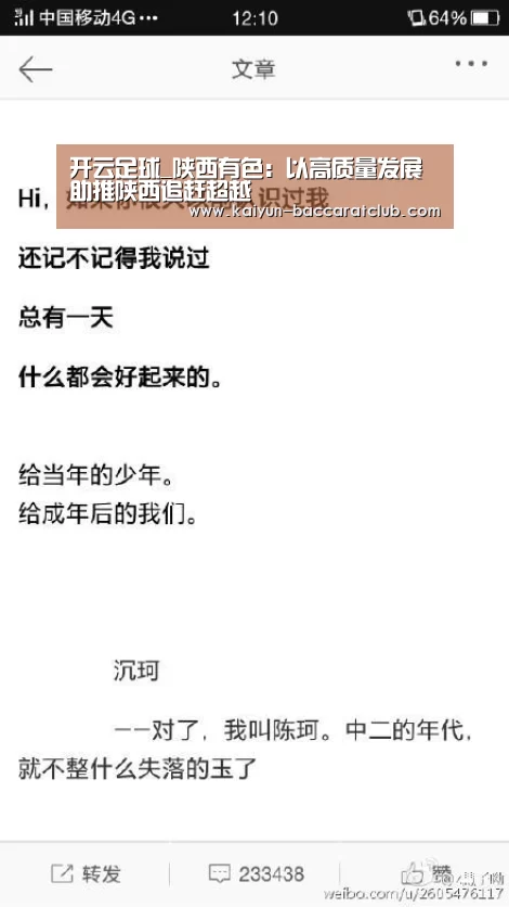 开云足球_陕西有色:以高质量发展助推陕西追赶超越(图3) 开云体育